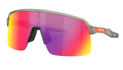 Oakley Sonnenbrille Sutro Lite (Glasfarbe: Prizm road) grau matt - 1 Brille mit Hartschalenetui